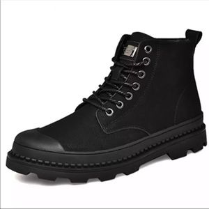 Warm winter boots for men Genuine leather boots